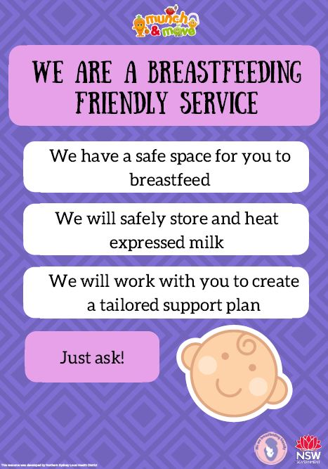 Breastfeeding Friendly poster