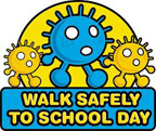 Walk Safely to School Day logo
